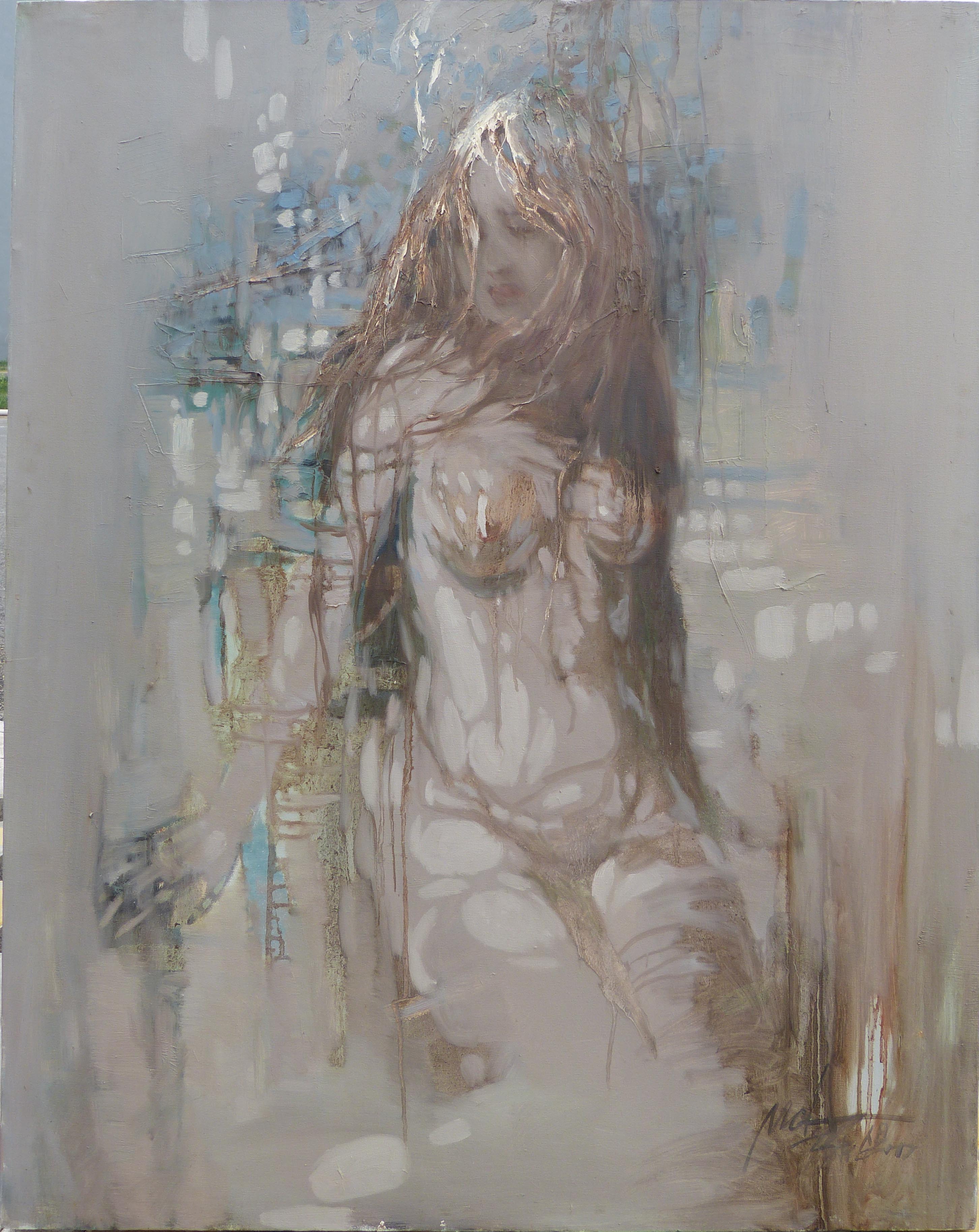 【中国油画】马东锡 女人体7 2011年 80 x 100cm