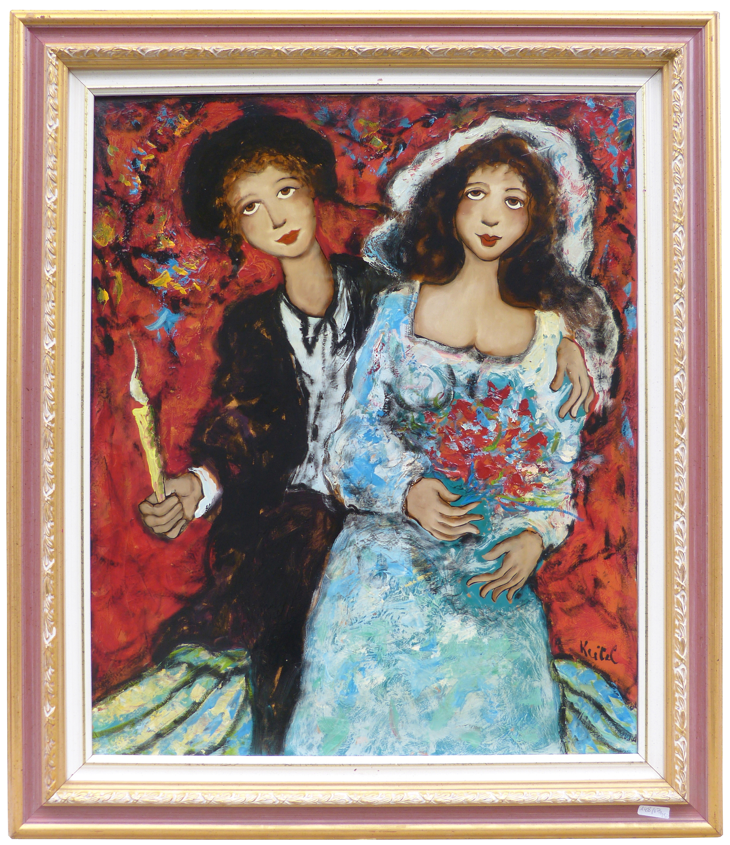 【欧洲油画】西蒙·凯特尔（SIMON KEITEL） 婚礼1(MARIAGE) 59 x 72cm